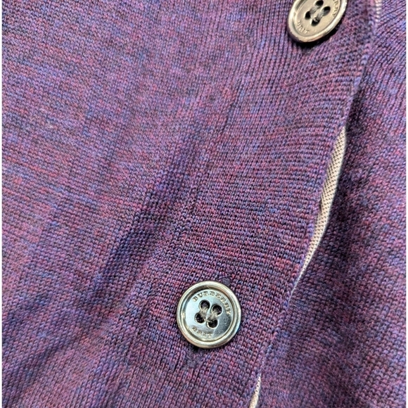 Burberry Brit 100% Merino Wool Cardigan Size Medium - Picture 4 of 9